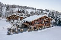 Ultima Megve, Exterior Chalet in the Winter