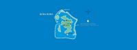 InterContinental Bora Bora Resort & Thalasso Spa, situation géographique sur Bora Bora  : Moti Piti Aau, en face du district d'Anau