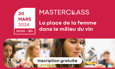 Masterclass - La place de la femme dans le secteur des vins et spiritueux