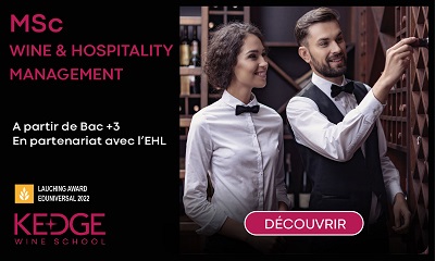 Rejoignez le programme MSc in Wine & Hospitality Management délivré par l'Ecole Hôtelière de Lausanne (EHL) et la KEDGE Wine School ! 
