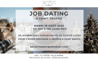 Journe de recrutement  Villa Marie Saint-Tropez !