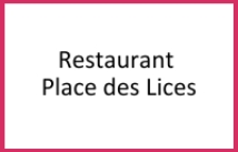 Restaurant Place des Lices 